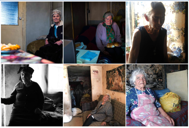 Գյումրիում բնակվող հարյուրավոր անօթևան միայնակ տարեցներից յուրաքանչյուրի կյանքն ու ապրելակերպը մի իսկական ողբերգություն է